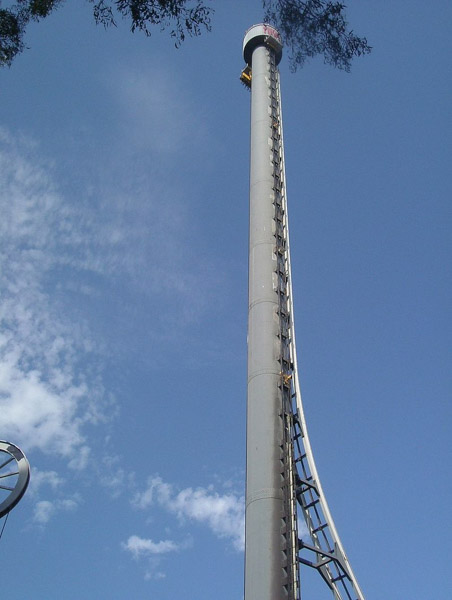 Tower of Terror II Dreamworld Australia roller coaster